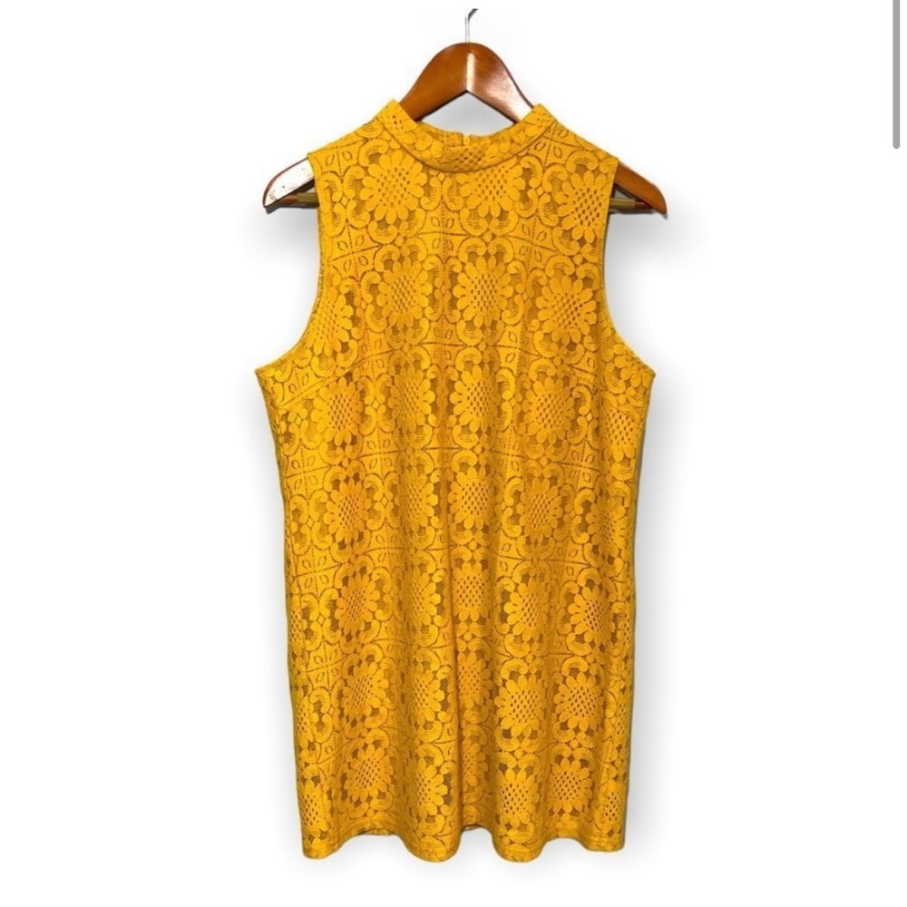 Forever 21 | Mustard Yellow Floral Sheath Dress